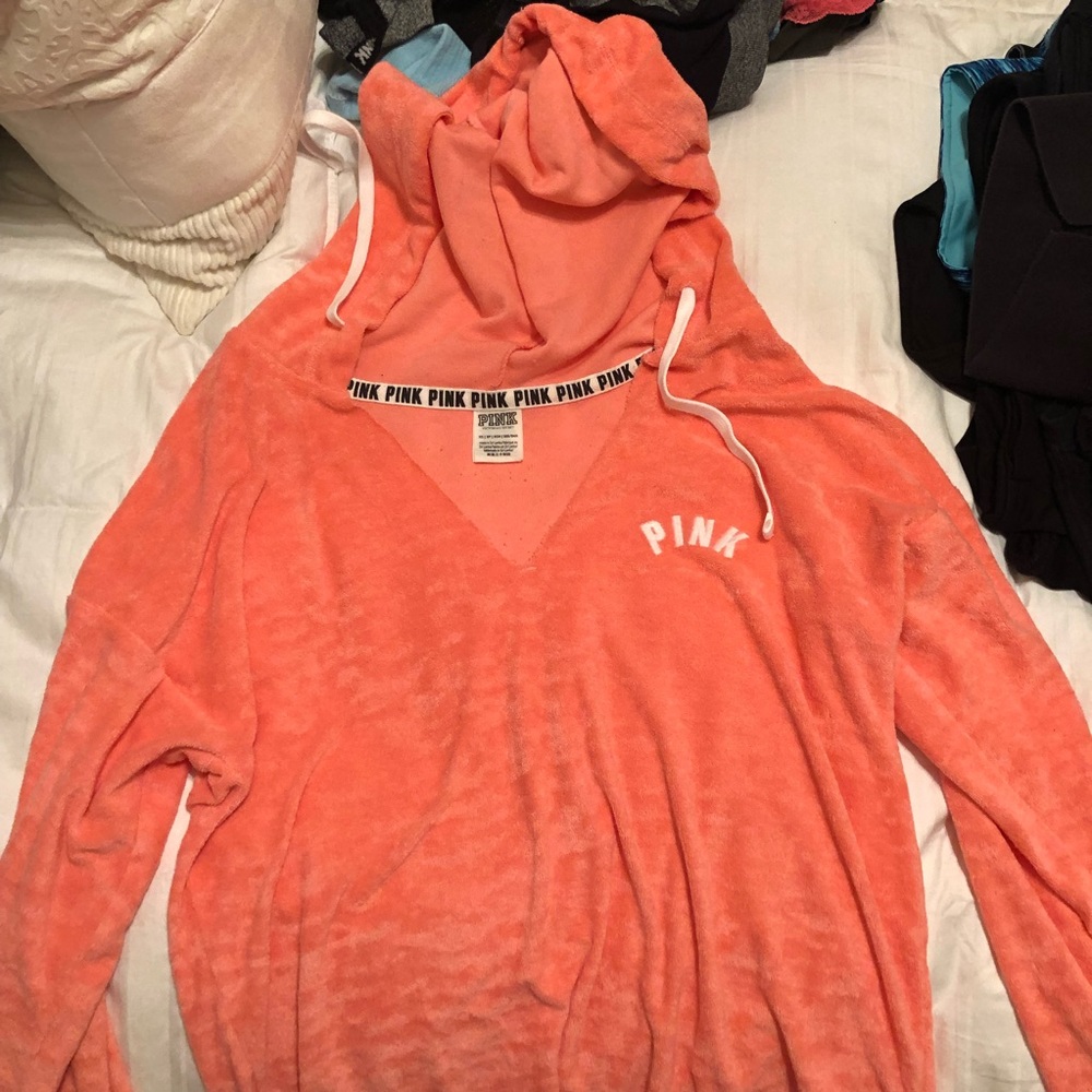 PINK v neck sweater